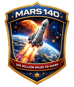 Mars 140 Badge