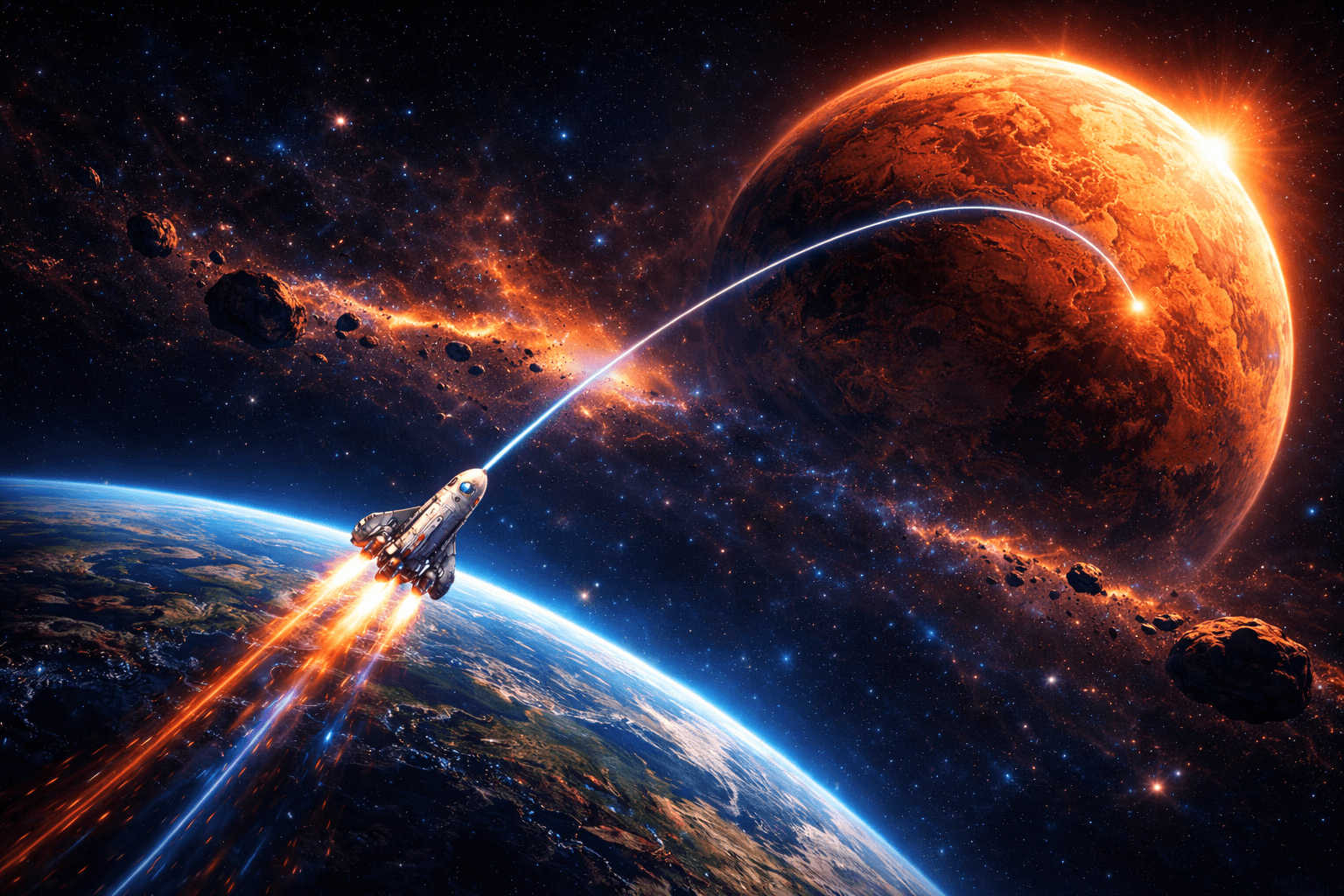 Cinematic journey view